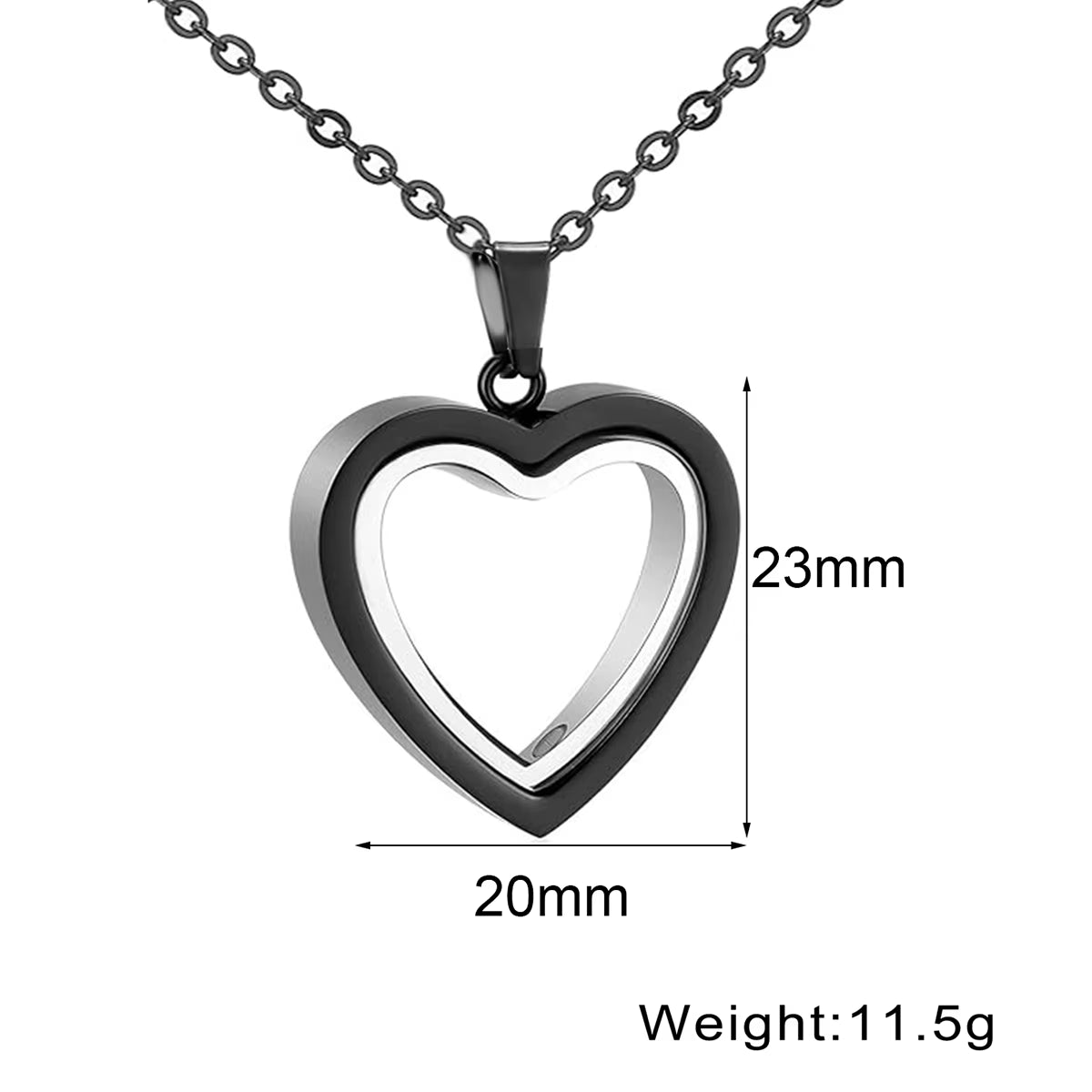 EternalBond Heart Cremation Necklace