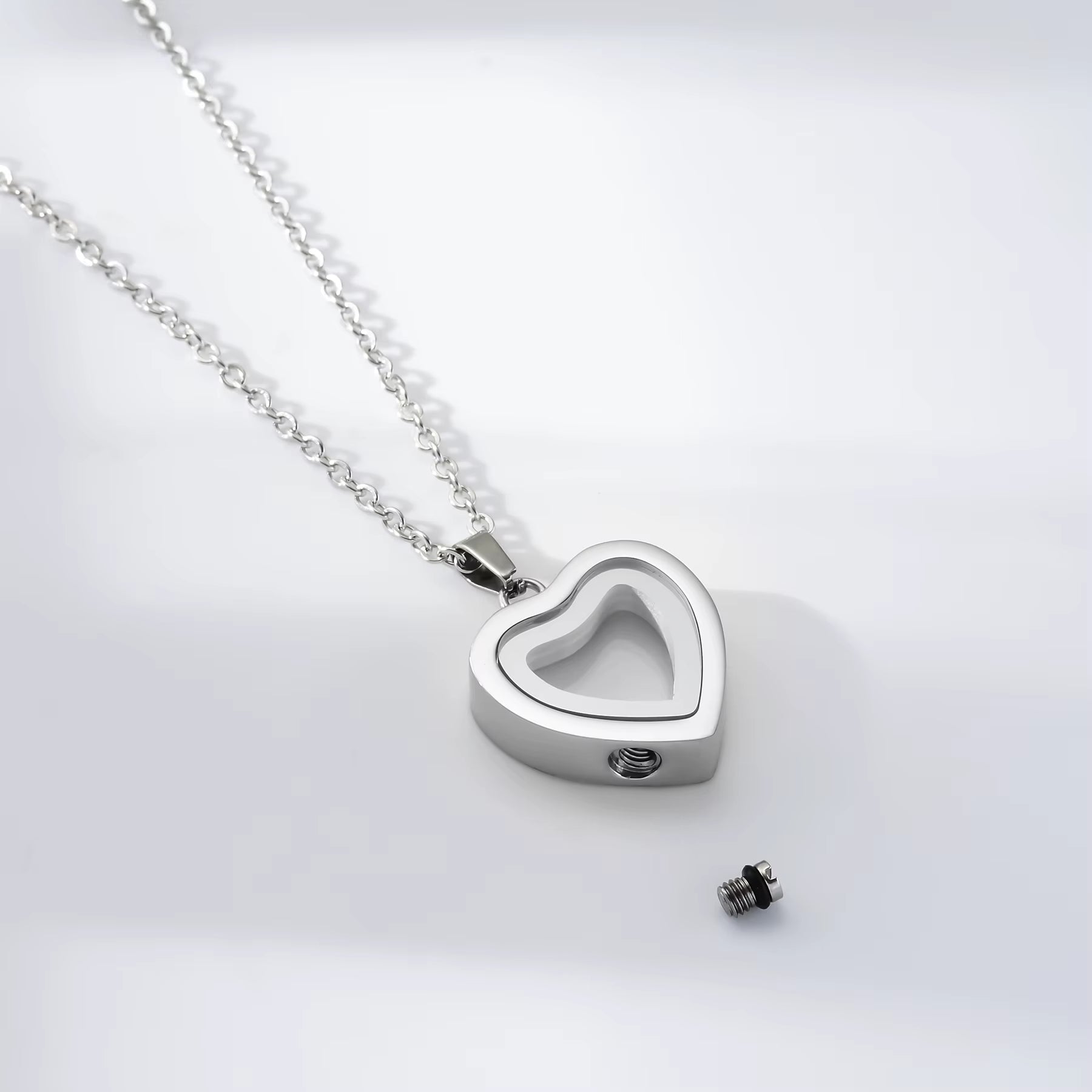 EternalBond Heart Cremation Necklace